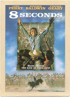 Original theatrical poster from the 1994 movie 8 Seconds.