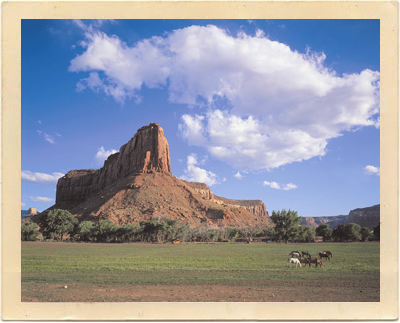 The breathtaking scenery of the Dugout Ranch area, near Moab, Utah, was one of the locations for “City Slickers II: The Legend of Curly’s Gold.”