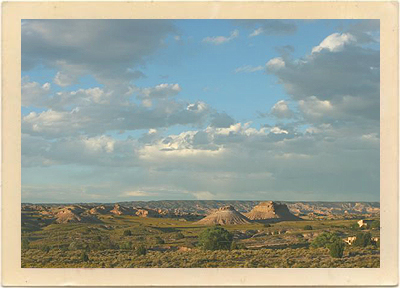 Beautiful high desert scenery can be found in the Espanola Valley in Northern New Mexico.