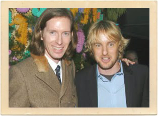 Director, Wes Anderson, with his co-writer friend and actor, Owen Wilson.Director, Wes Anderson, with his co-writer friend and actor, Owen Wilson.